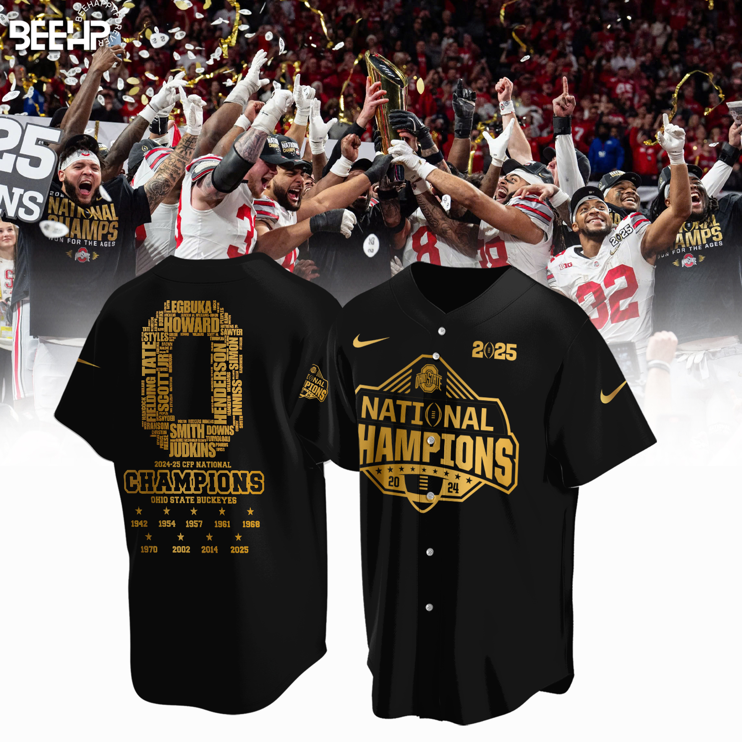 Ohio State Buckeyes 2025 National Champions Shirt - Famjoys Ohio State Buckeyes 2025 National Champions Shirt - Famjoys
