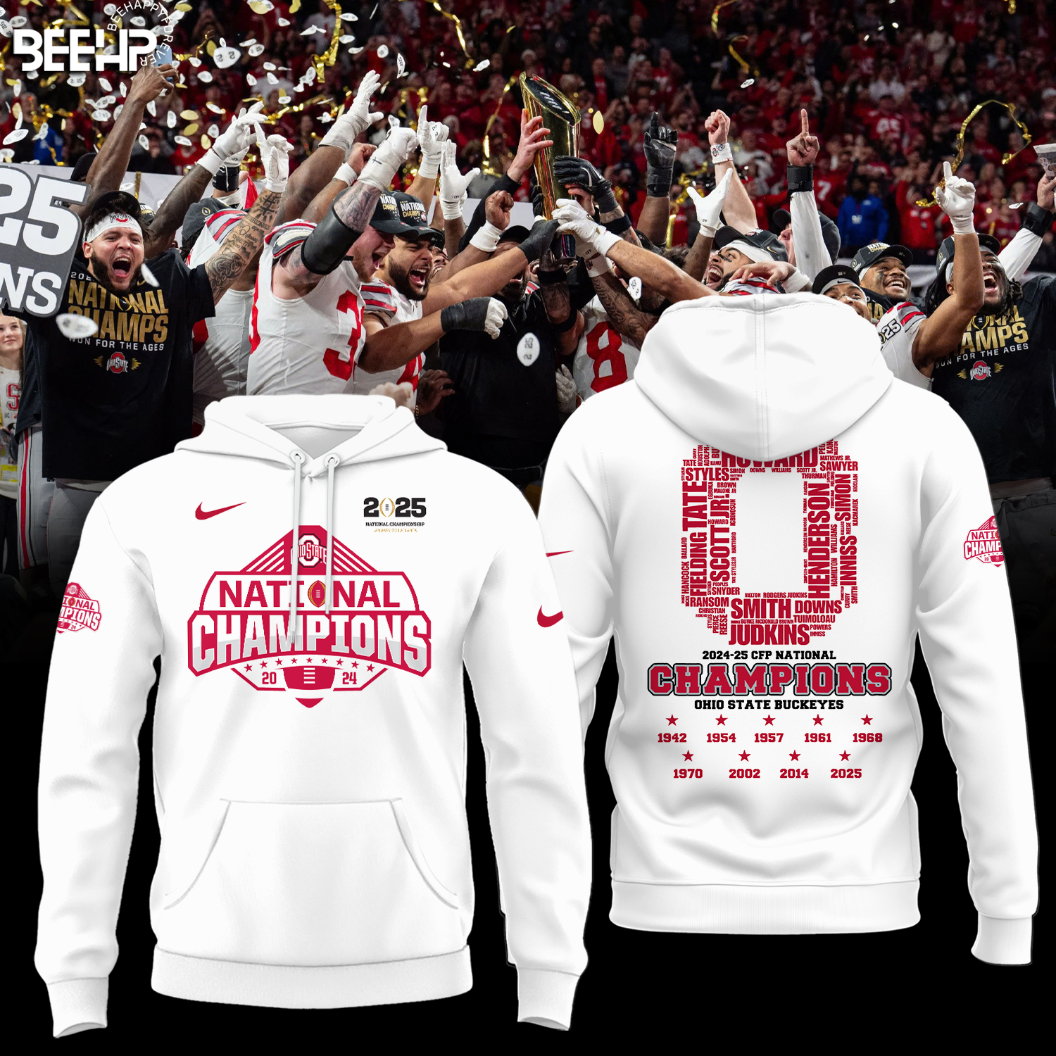 Ohio State Buckeyes 2025 National Champions Shirt - Famjoys Ohio State Buckeyes 2025 National Champions Shirt - Famjoys