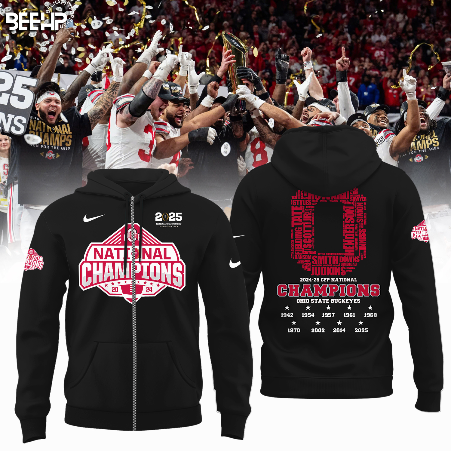 Ohio State Buckeyes 2025 National Champions Shirt - Famjoys Ohio State Buckeyes 2025 National Champions Shirt - Famjoys