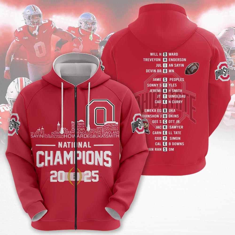 Ohio State Buckeyes 2025 National Championship - Famjoys Ohio State Buckeyes 2025 National Championship - Famjoys