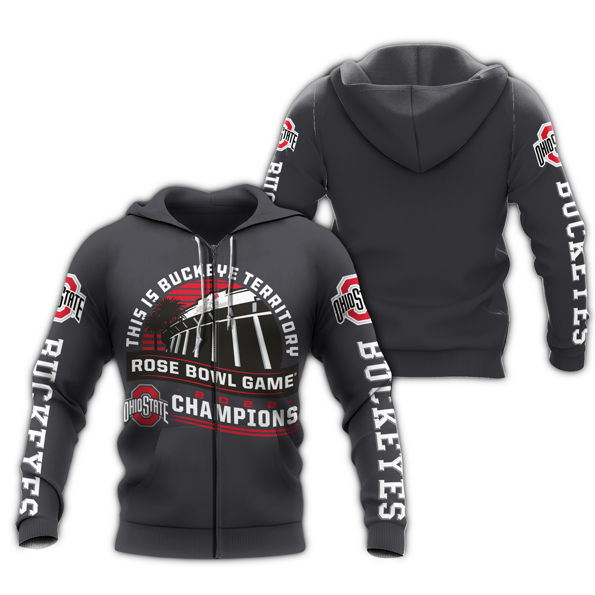 Ohio State Buckeyes 3D All Over Printed Shirts - Famjoys Ohio State Buckeyes 3D All Over Printed Shirts - Famjoys