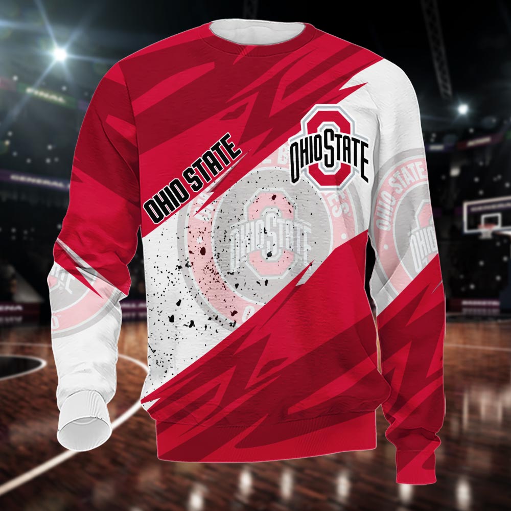 Ohio State Buckeyes All Over Print Apparel - Famjoys Ohio State Buckeyes All Over Print Apparel - Famjoys