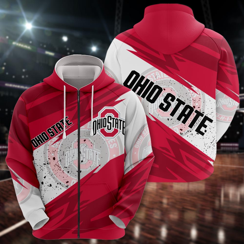 Ohio State Buckeyes All Over Print Apparel - Famjoys Ohio State Buckeyes All Over Print Apparel - Famjoys