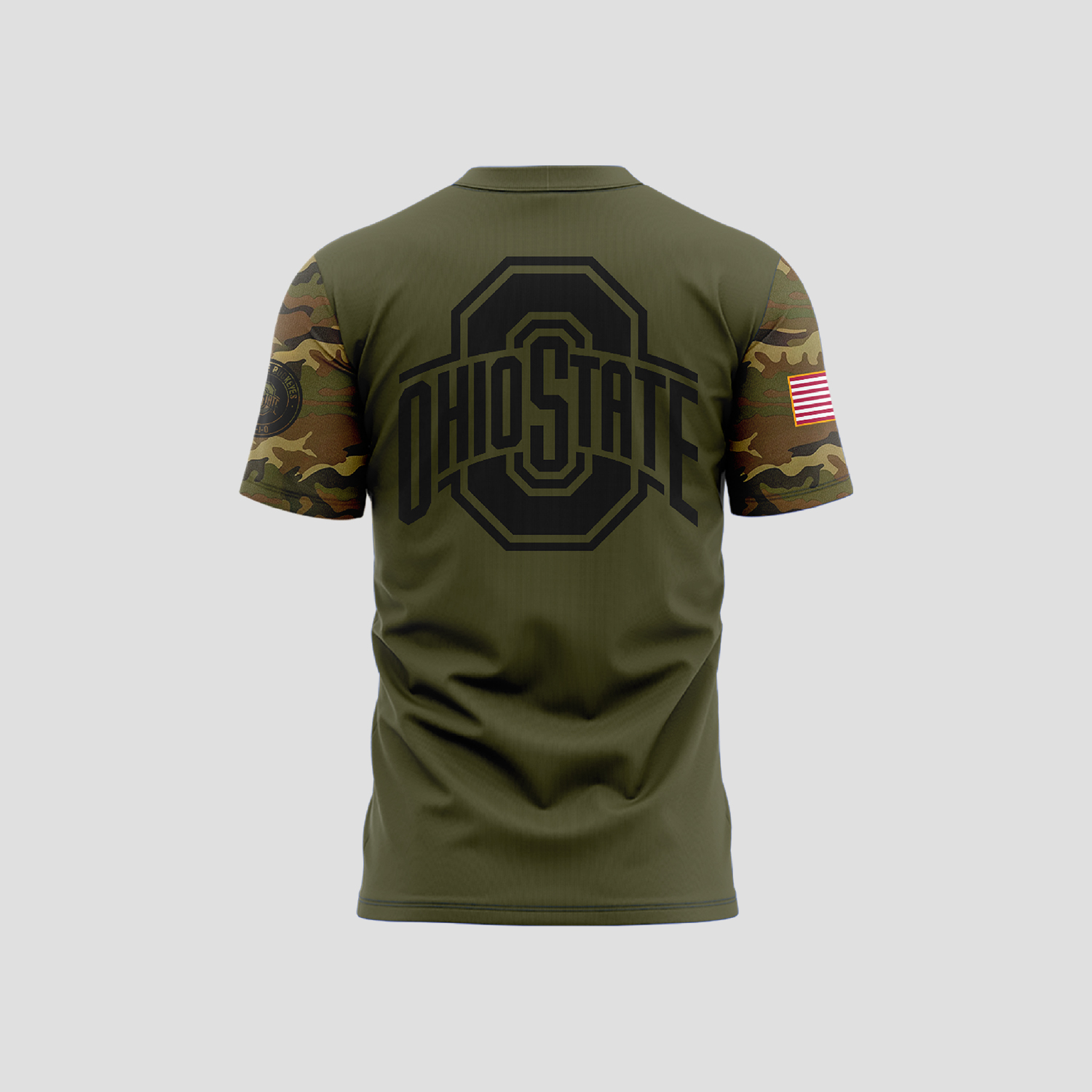 Ohio State Buckeyes Camo Salute to Service Club Fleece Pullover Shirt - Famjoys Ohio State Buckeyes Camo Salute to Service Club Fleece Pullover Shirt - Famjoys