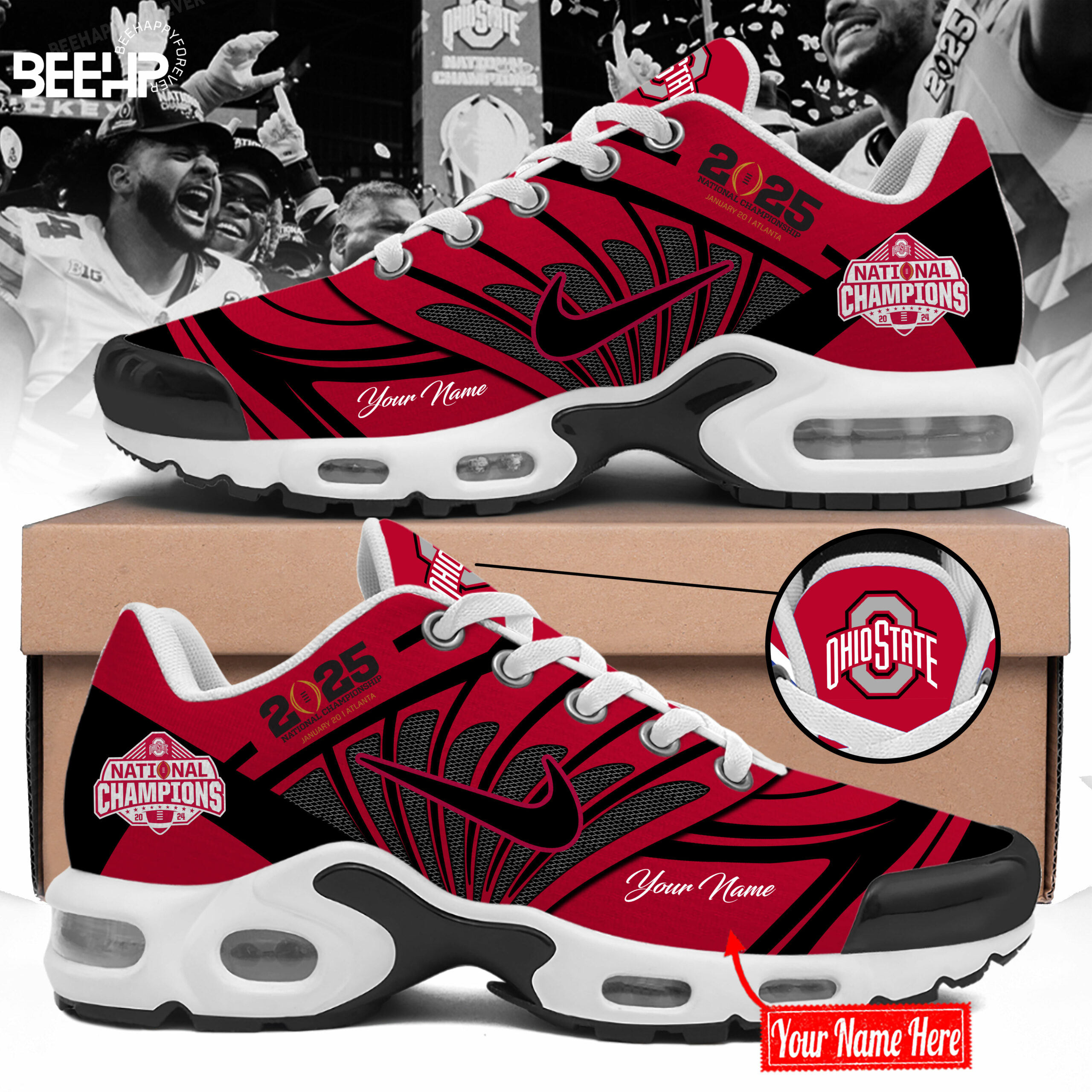 Ohio State Buckeyes Champions New Shoes - Famjoys Ohio State Buckeyes Champions New Shoes - Famjoys