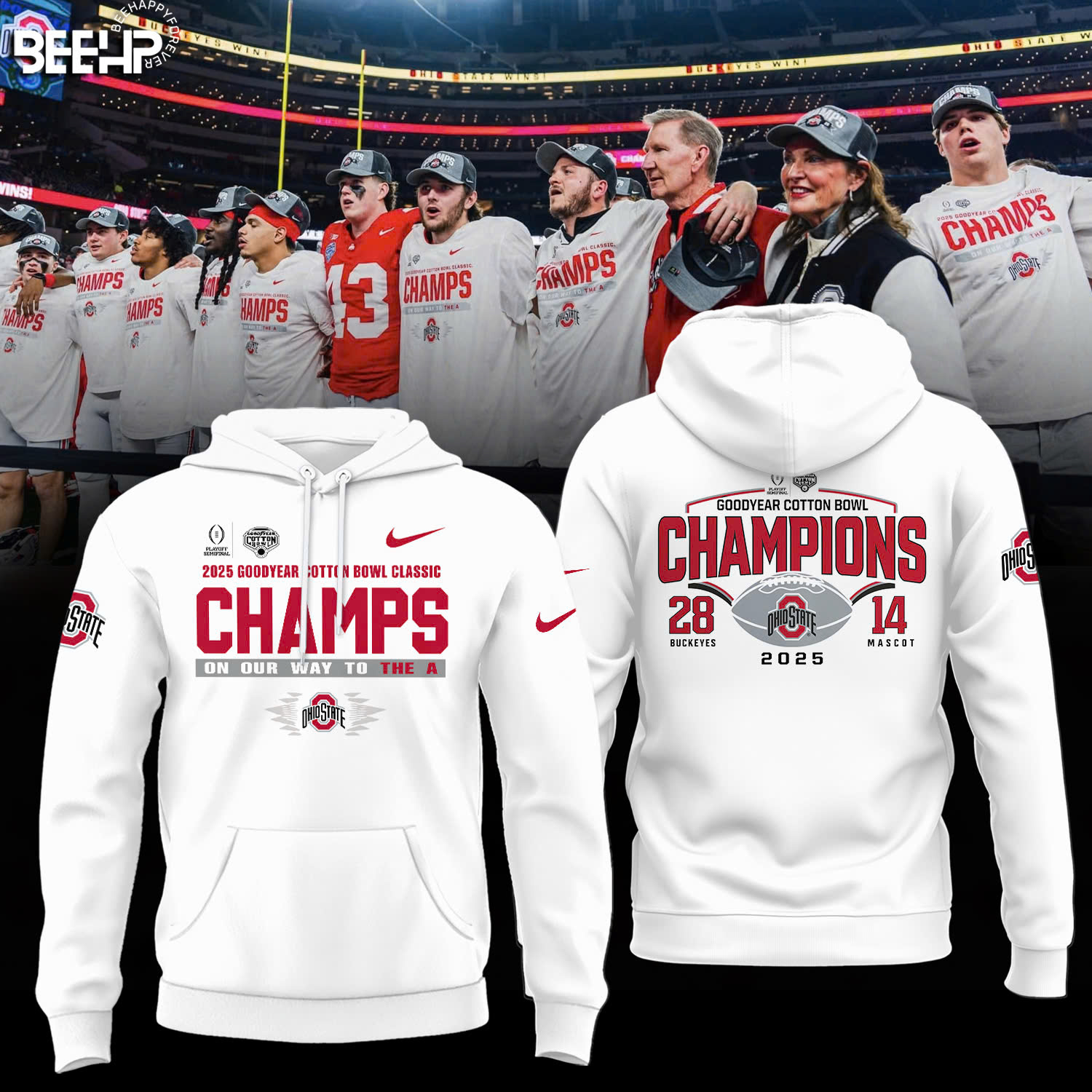 Ohio State Buckeyes College Football Playoff 2025 Cotton Bowl Champions Shirt - Famjoys Ohio State Buckeyes College Football Playoff 2025 Cotton Bowl Champions Shirt - Famjoys