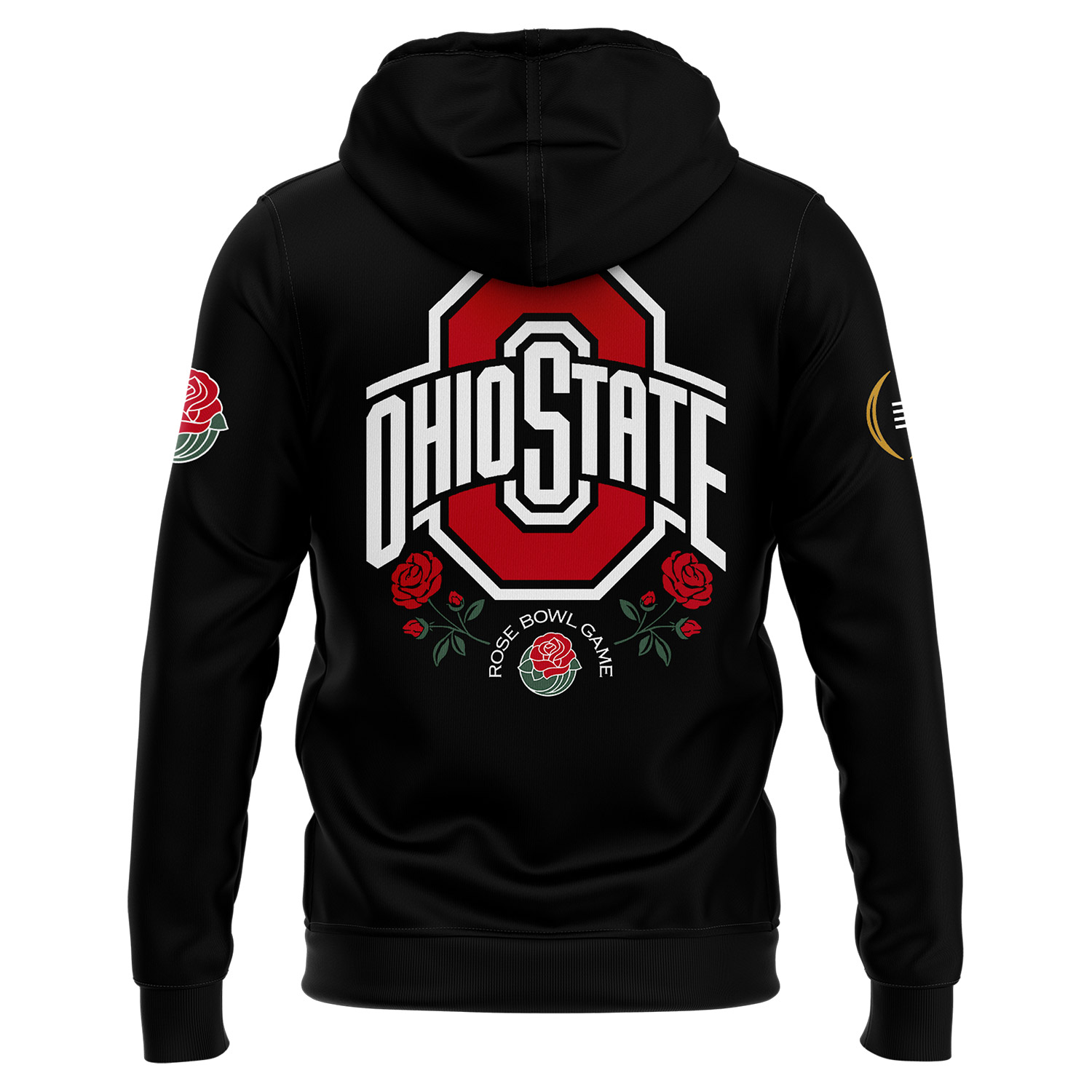 Ohio State Buckeyes College Football Playoff 2025 Rose Bowl Champions Hoodie - Famjoys Ohio State Buckeyes College Football Playoff 2025 Rose Bowl Champions Hoodie - Famjoys