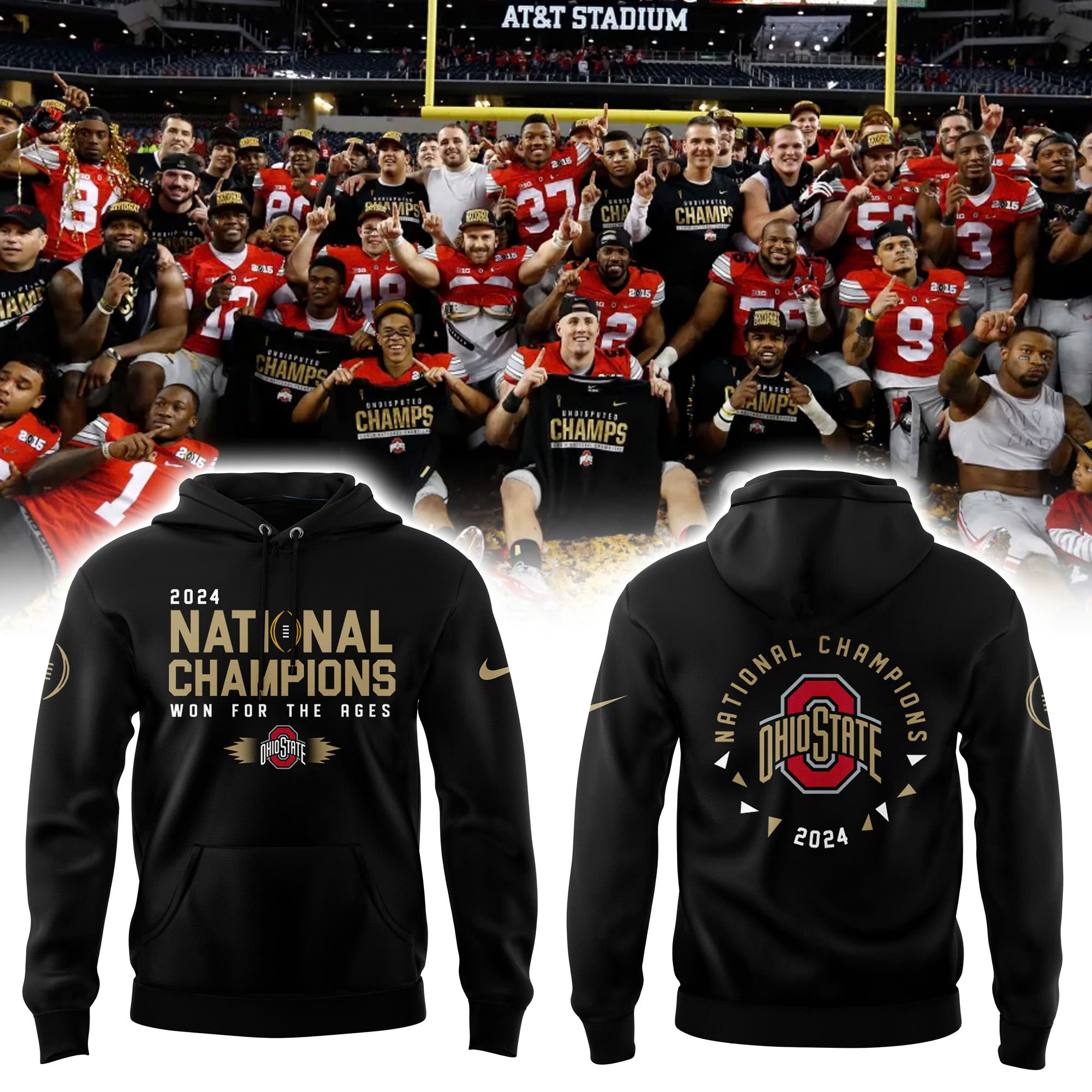 Ohio State Buckeyes College Football Playoff National Champions Tshirt - Famjoys Ohio State Buckeyes College Football Playoff National Champions Tshirt - Famjoys