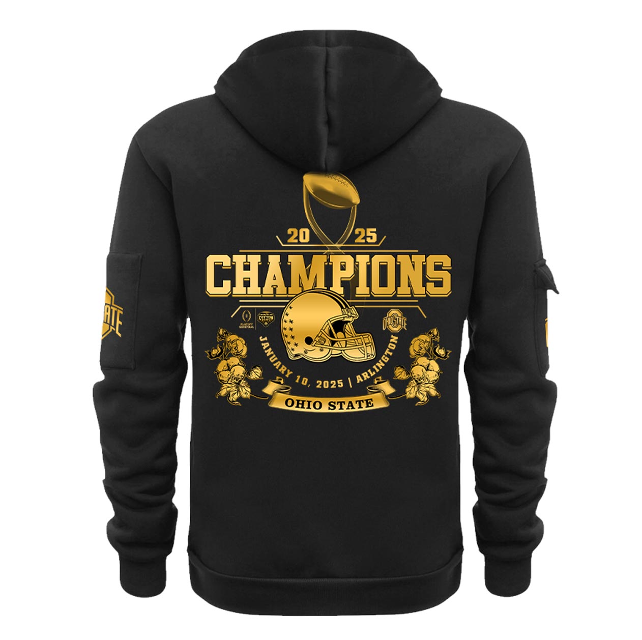 Ohio State Buckeyes Cotton Bowl Champions New Hoodie 2025 - Famjoys Ohio State Buckeyes Cotton Bowl Champions New Hoodie 2025 - Famjoys