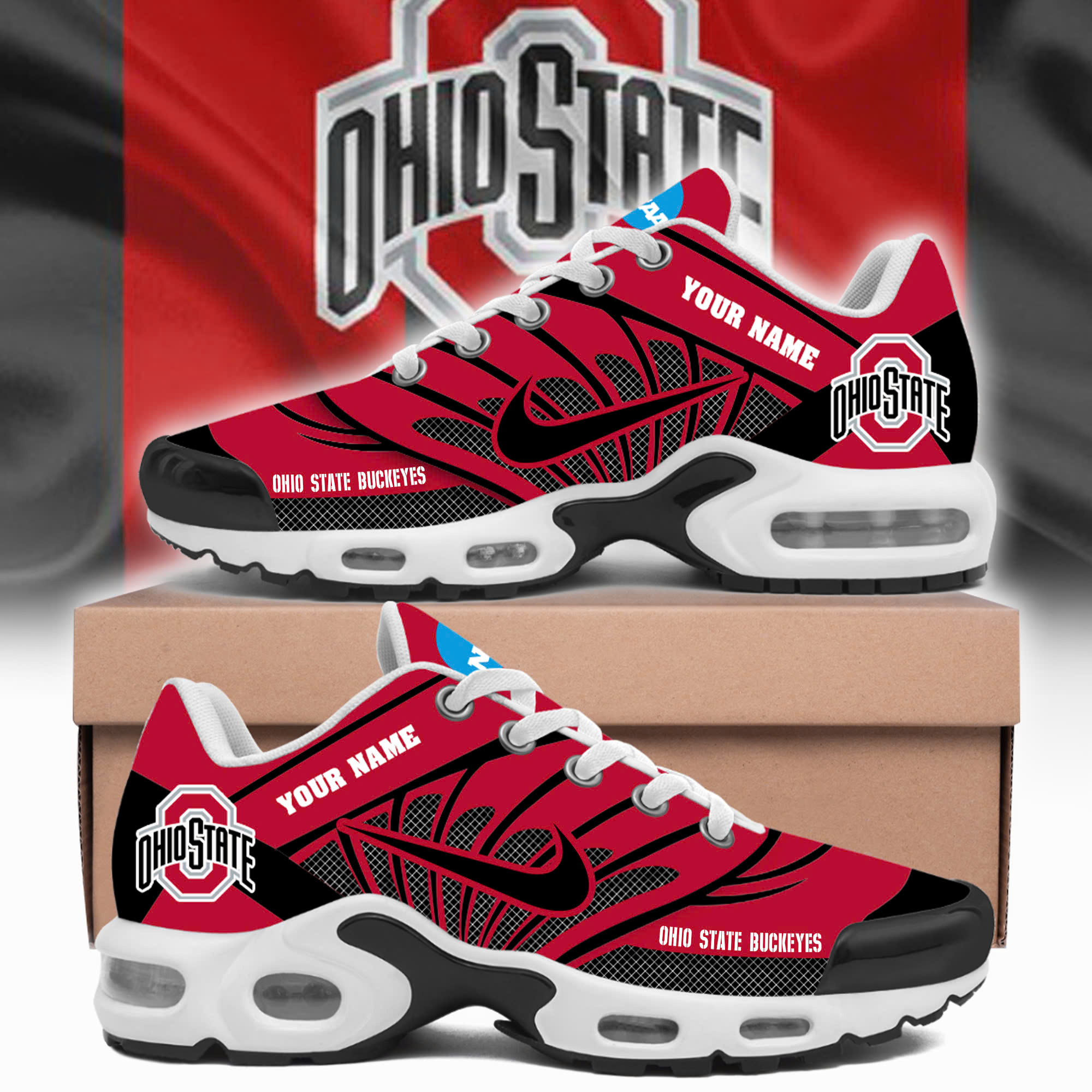 Ohio State Buckeyes Custom Sport Shoes - Famjoys Ohio State Buckeyes Custom Sport Shoes - Famjoys