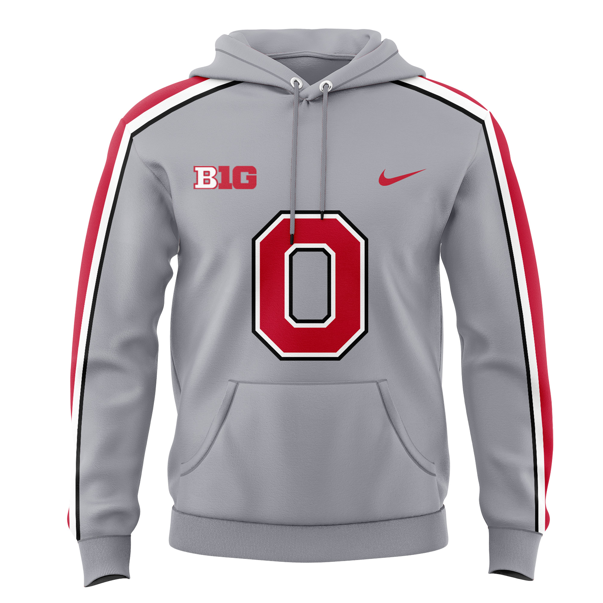 Ohio State Buckeyes Gray Game Hoodie - Famjoys Ohio State Buckeyes Gray Game Hoodie - Famjoys