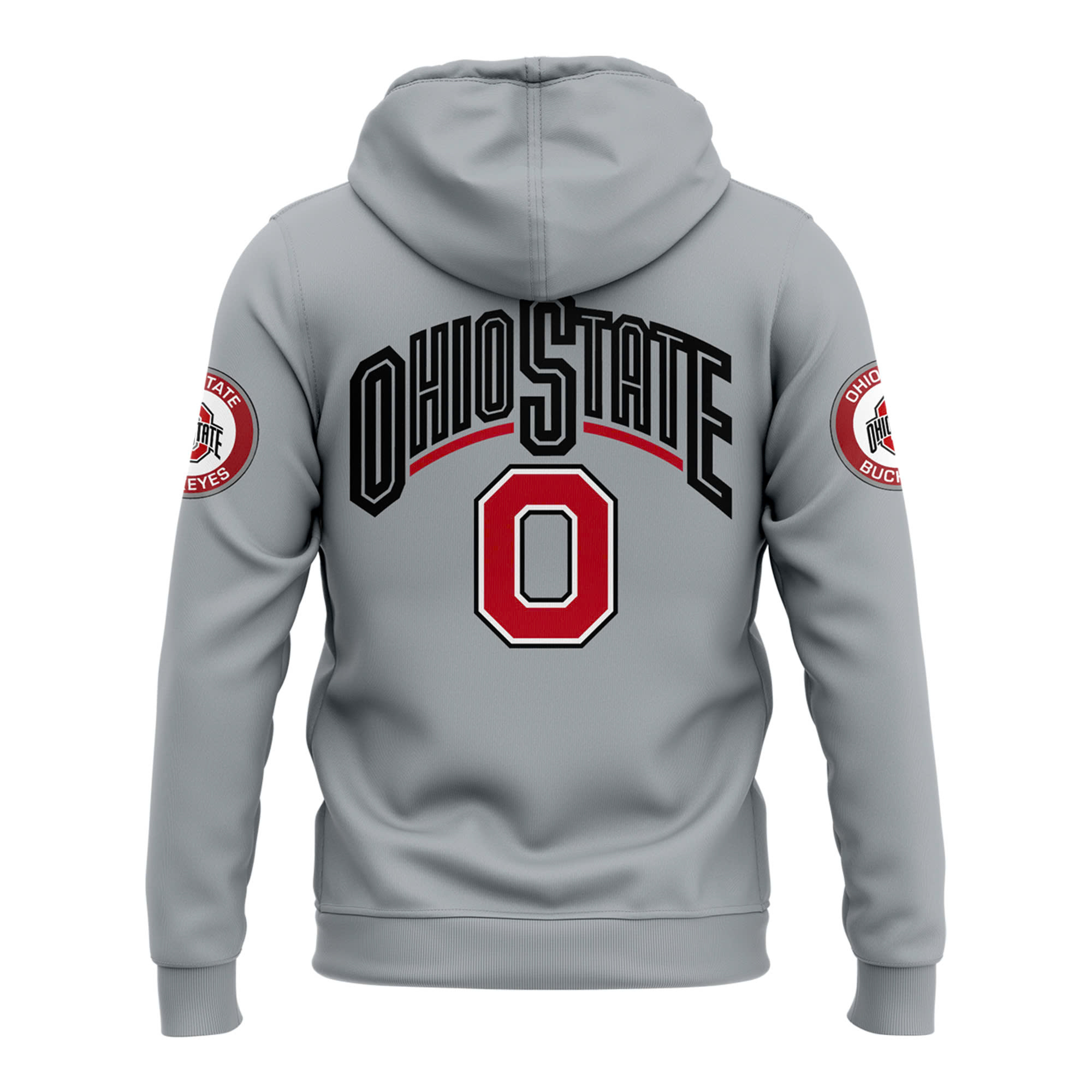 Ohio State Buckeyes Gray Game Hoodie - Famjoys Ohio State Buckeyes Gray Game Hoodie - Famjoys