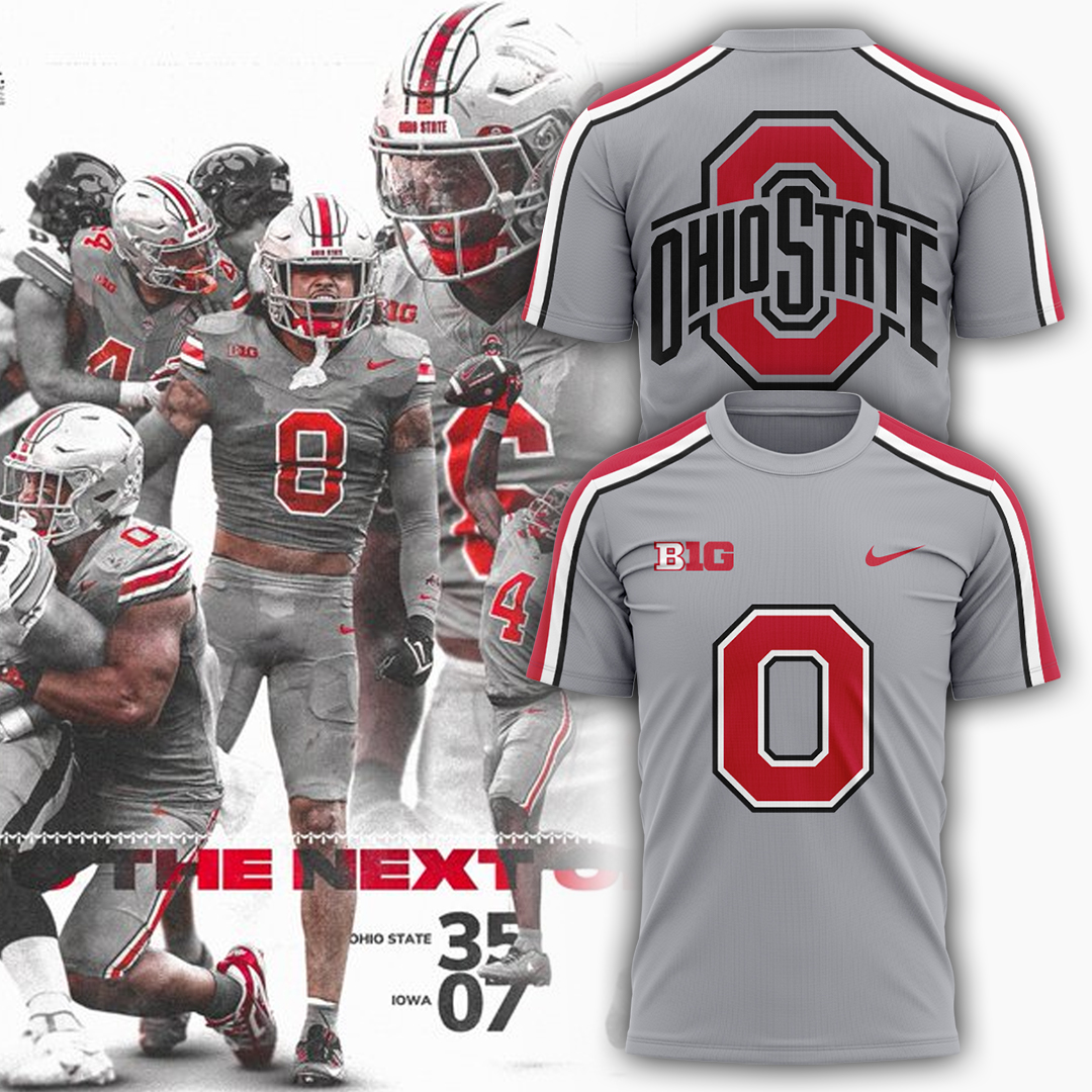 Ohio State Buckeyes Gray Game Shirt - Famjoys Ohio State Buckeyes Gray Game Shirt - Famjoys