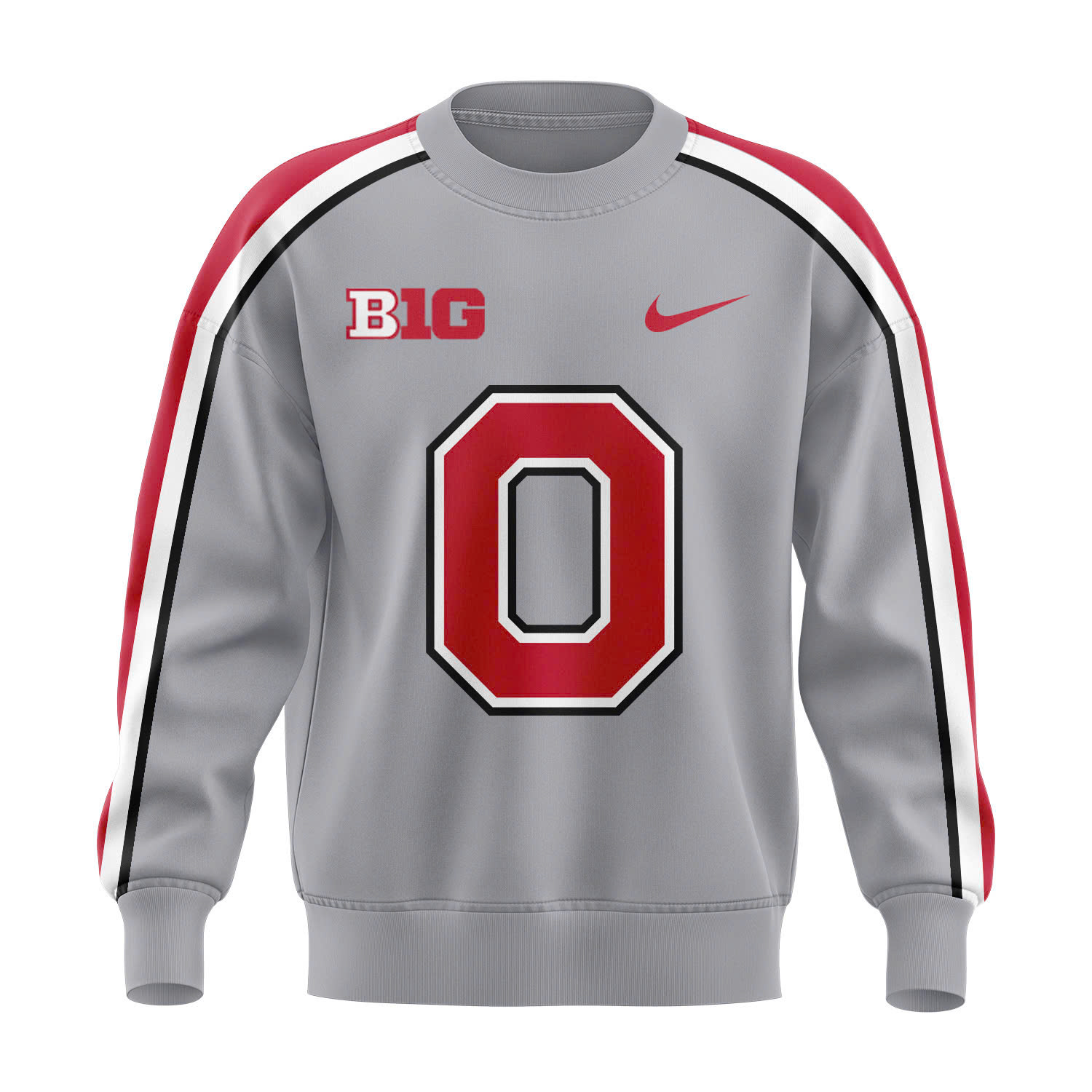 Ohio State Buckeyes Gray Game Sweatshirt - Famjoys Ohio State Buckeyes Gray Game Sweatshirt - Famjoys