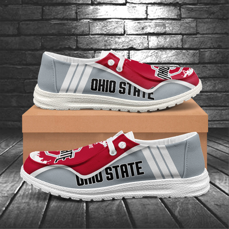 Ohio State Buckeyes Hey Dude Slipper - Famjoys Ohio State Buckeyes Hey Dude Slipper - Famjoys