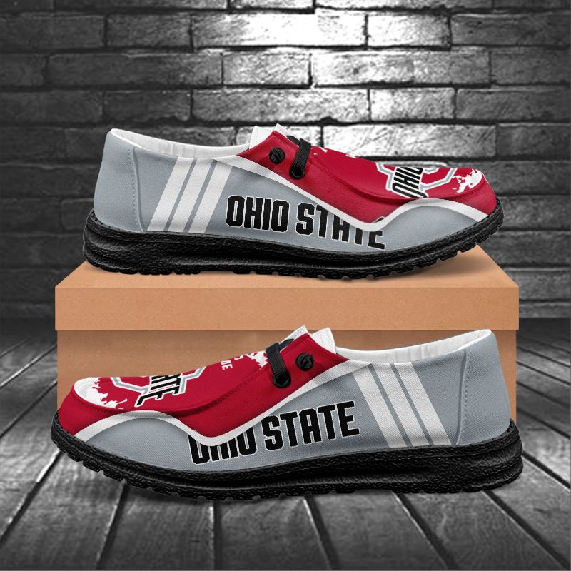 Ohio State Buckeyes Hey Dude Slipper - Famjoys Ohio State Buckeyes Hey Dude Slipper - Famjoys