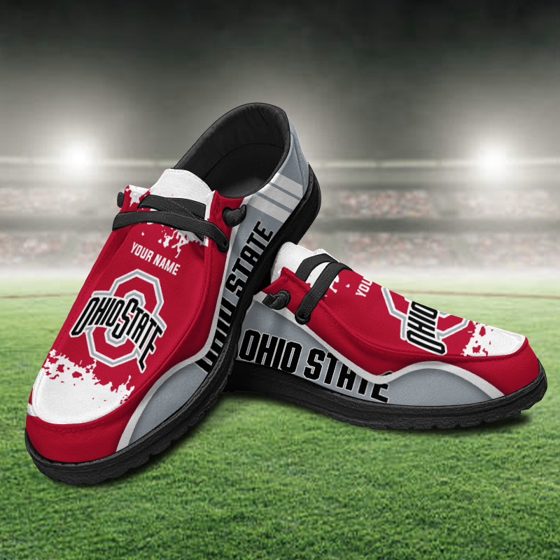 Ohio State Buckeyes Hey Dude Slipper - Famjoys Ohio State Buckeyes Hey Dude Slipper - Famjoys