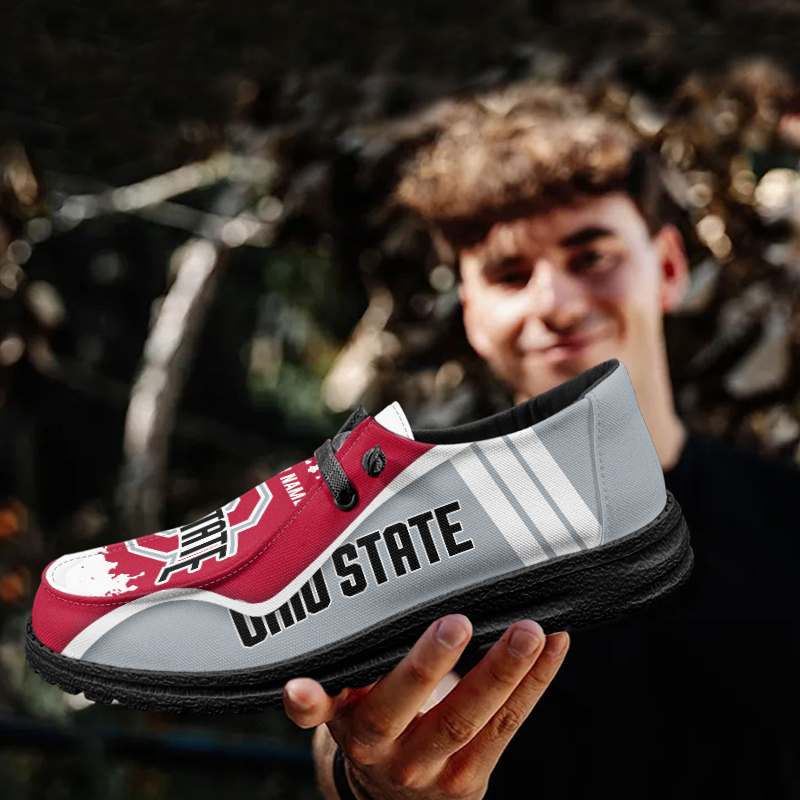 Ohio State Buckeyes Hey Dude Slipper - Famjoys Ohio State Buckeyes Hey Dude Slipper - Famjoys