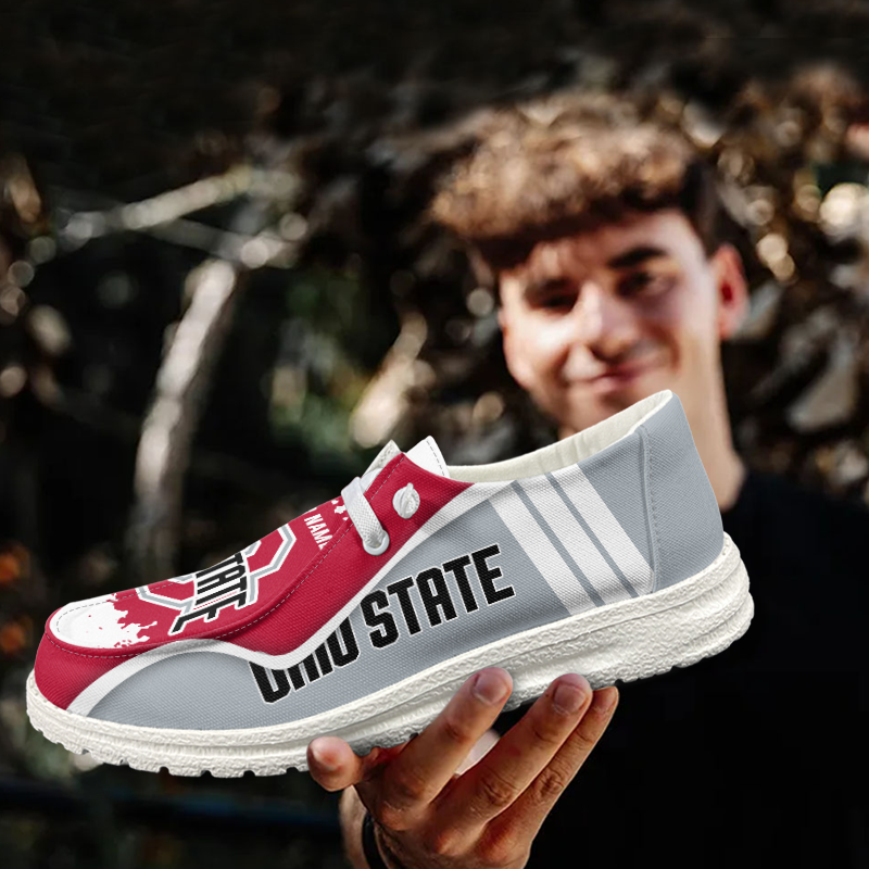 Ohio State Buckeyes Hey Dude Slipper - Famjoys Ohio State Buckeyes Hey Dude Slipper - Famjoys