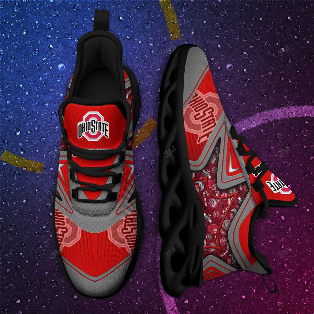 Ohio State Buckeyes Max Soul Clunky Shoes - Famjoys Ohio State Buckeyes Max Soul Clunky Shoes - Famjoys