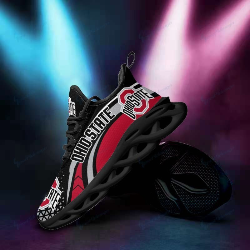 Ohio State Buckeyes Max Soul YZ Running Sneakers 425 - Famjoys Ohio State Buckeyes Max Soul YZ Running Sneakers 425 - Famjoys