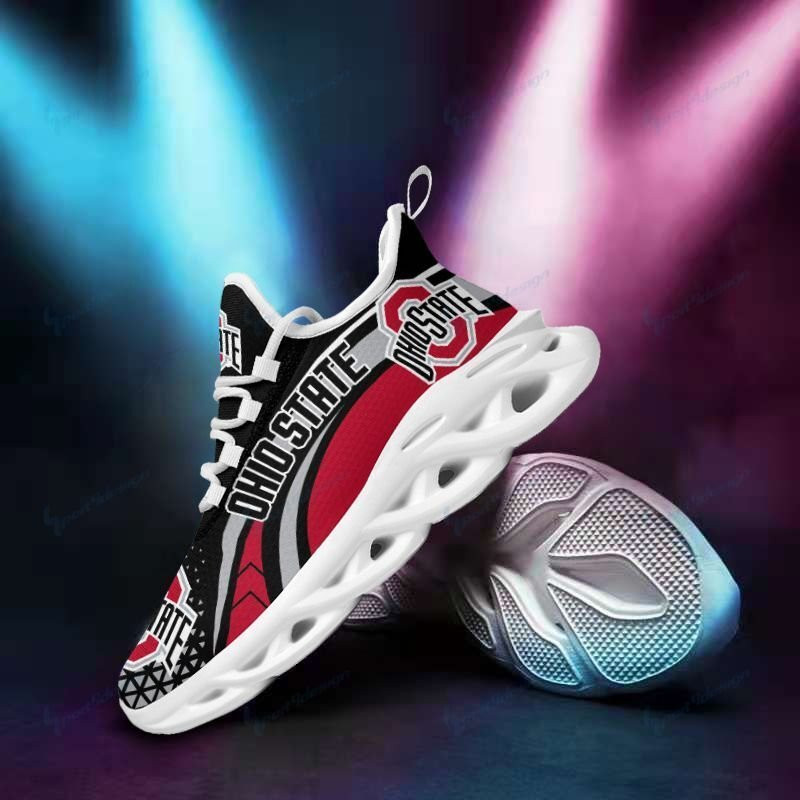 Ohio State Buckeyes Max Soul YZ Running Sneakers 425 - Famjoys Ohio State Buckeyes Max Soul YZ Running Sneakers 425 - Famjoys