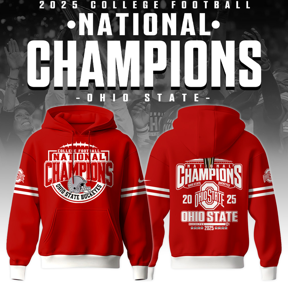 Ohio State Buckeyes   National Champions   Hoodie 2025