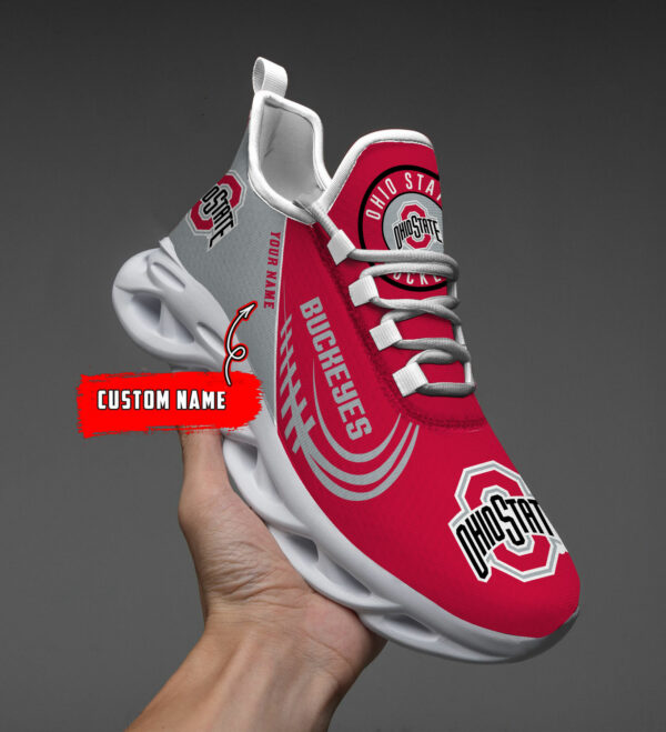 Ohio State Buckeyes PERSONALIZED MAX SOUL SHOES T1 - Famjoys Ohio State Buckeyes PERSONALIZED MAX SOUL SHOES T1 - Famjoys