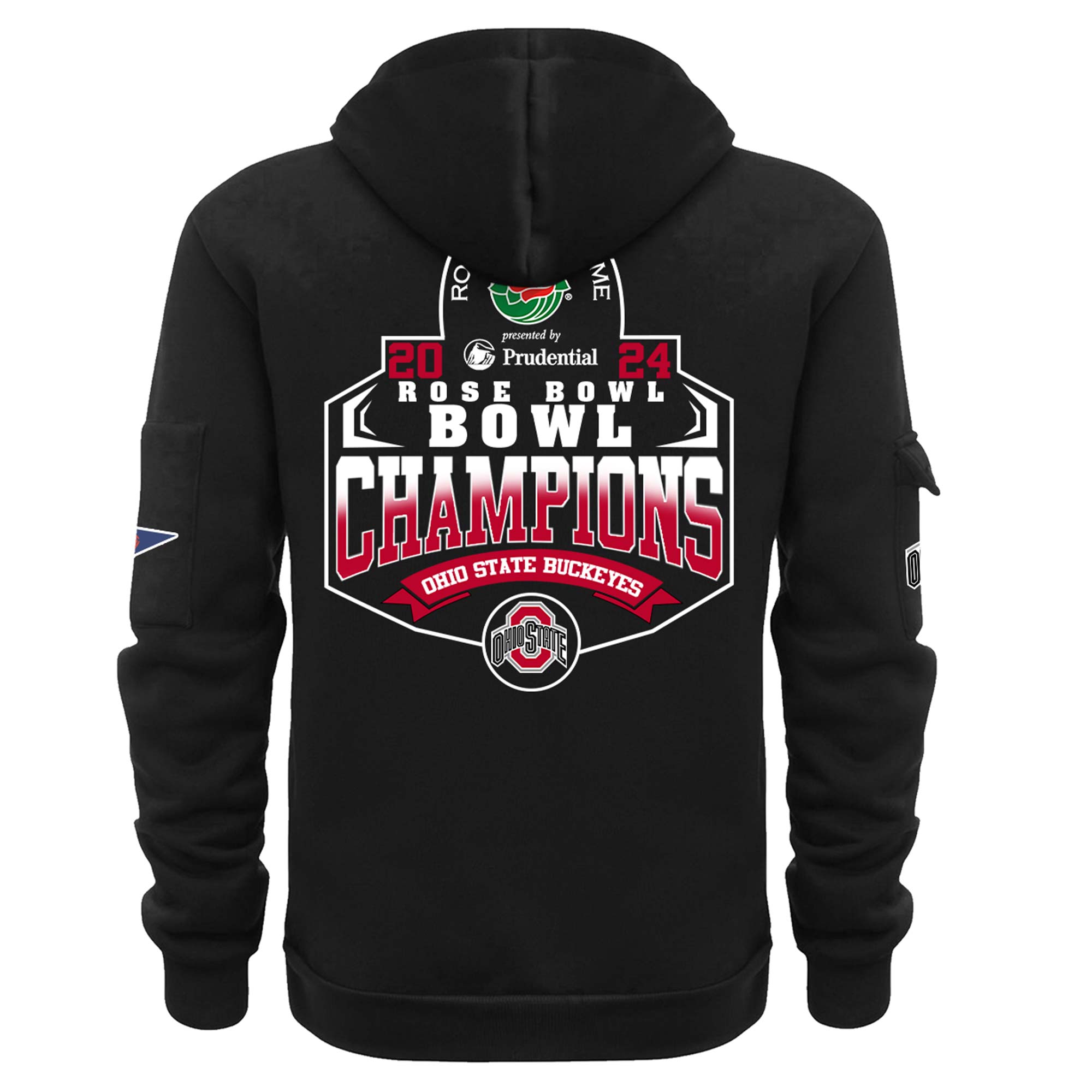 Ohio State Buckeyes Rose Bowl Champions New Hoodie 2025 - Famjoys Ohio State Buckeyes Rose Bowl Champions New Hoodie 2025 - Famjoys