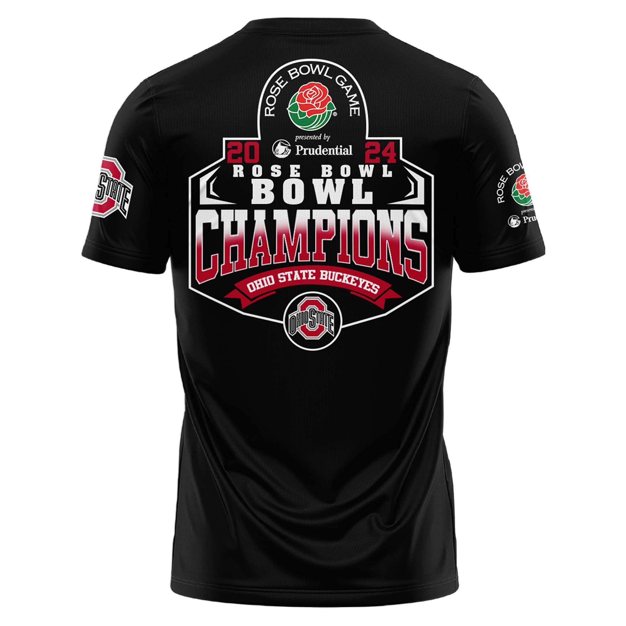 Ohio State Buckeyes Rose Bowl Champions TShirt 2025 - Famjoys Ohio State Buckeyes Rose Bowl Champions TShirt 2025 - Famjoys