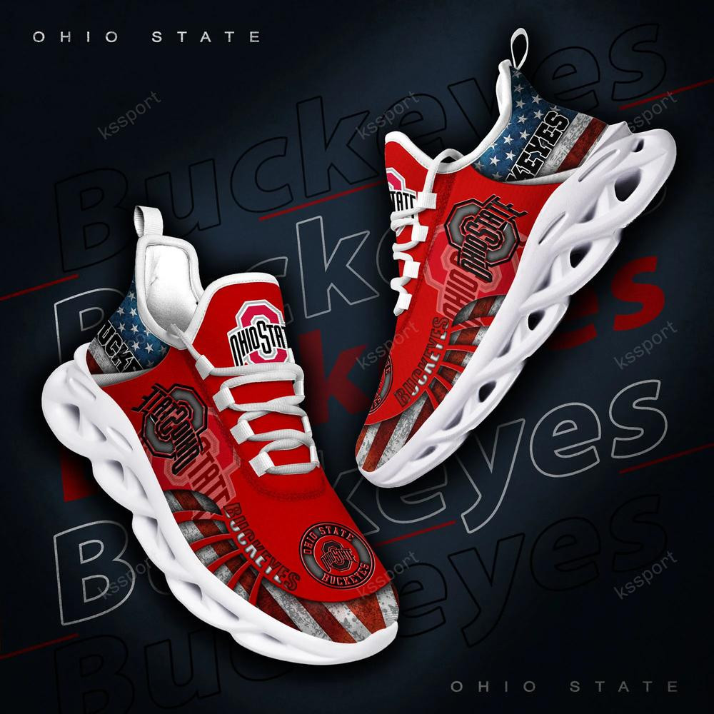 Ohio State Buckeyes Test-Max Soul Clunky Shoes - Famjoys Ohio State Buckeyes Test-Max Soul Clunky Shoes - Famjoys