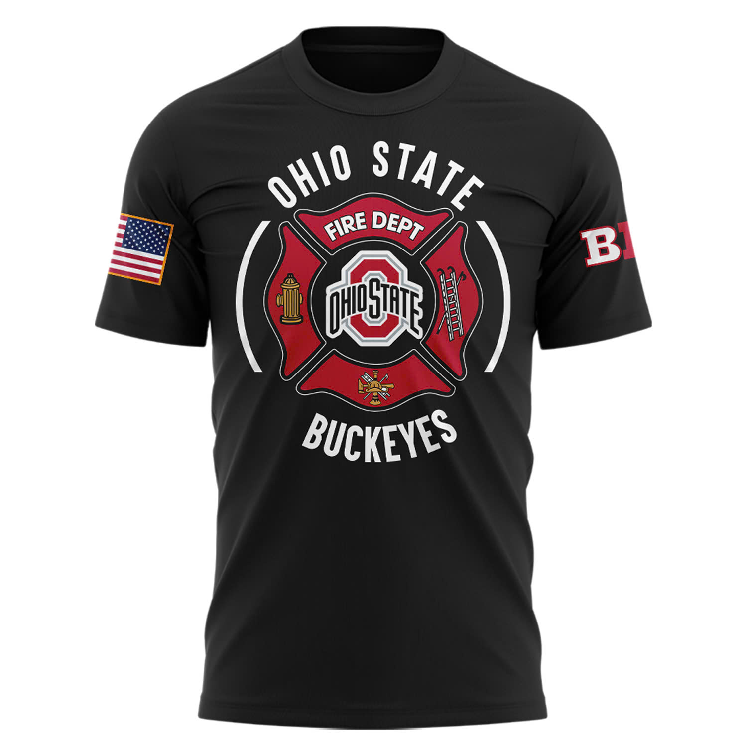Ohio State Buckeyes x Firefighter Appreciation Night Premium Tee
