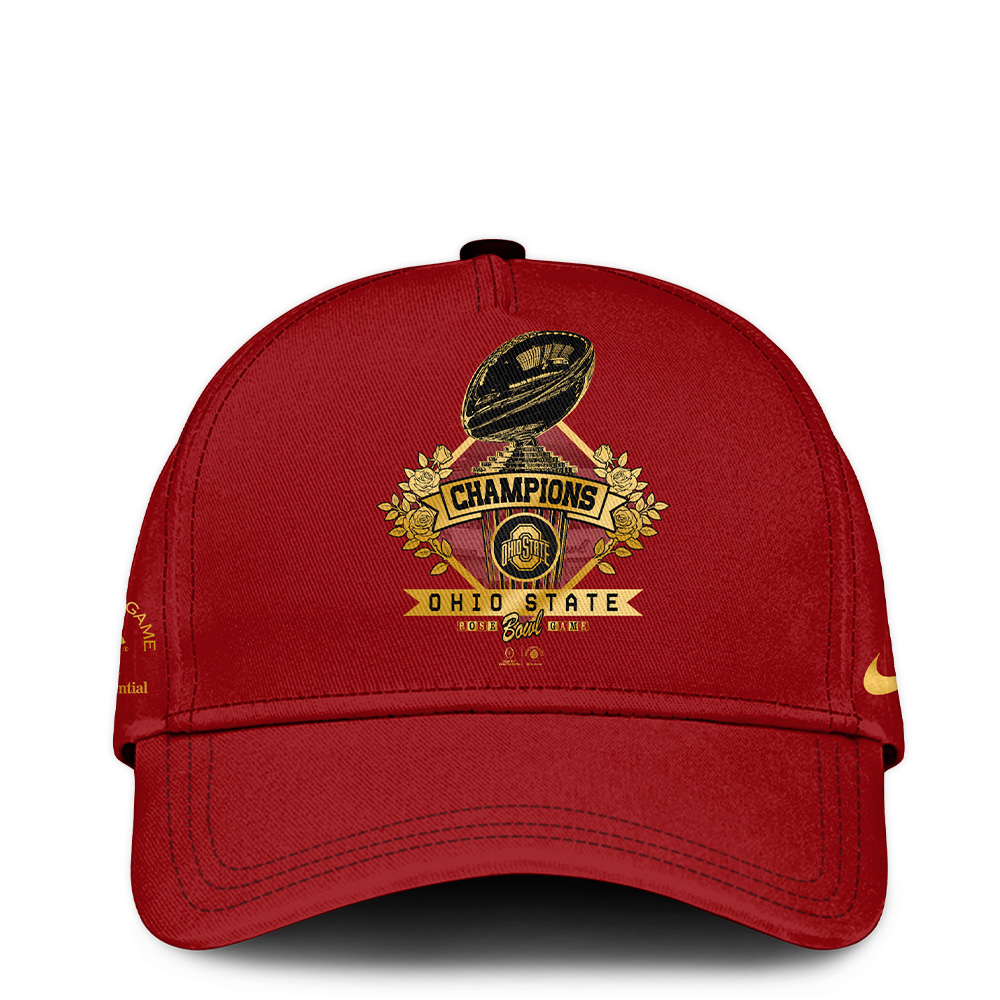 Ohio State Buckeyes x Rose Bowl Champions Bomber v2 - Famjoys Ohio State Buckeyes x Rose Bowl Champions Bomber v2 - Famjoys