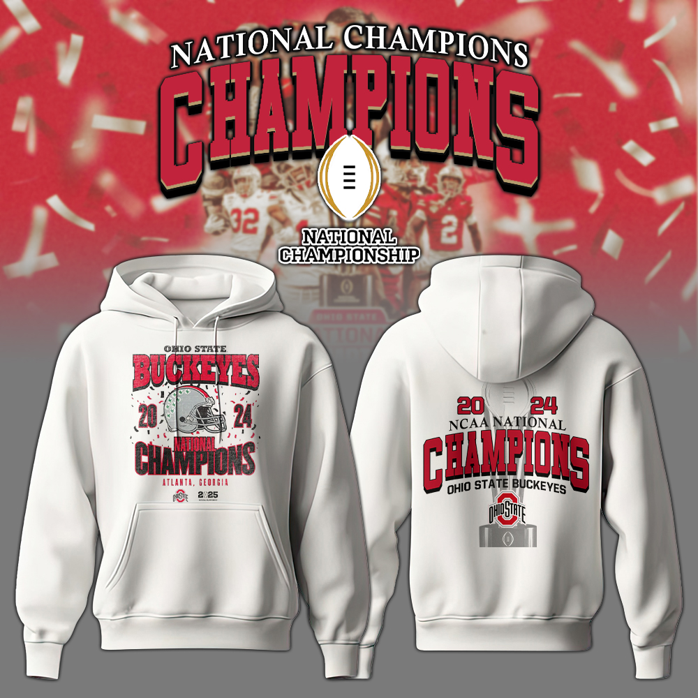 Ohio State Football National Champions Unisex Hoodie V8 - Famjoys Ohio State Football National Champions Unisex Hoodie V8 - Famjoys