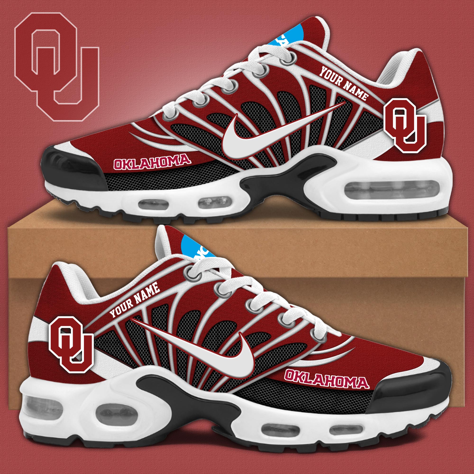 Oklahoma Air Max Plus Sneakers - Famjoys Oklahoma Air Max Plus Sneakers - Famjoys
