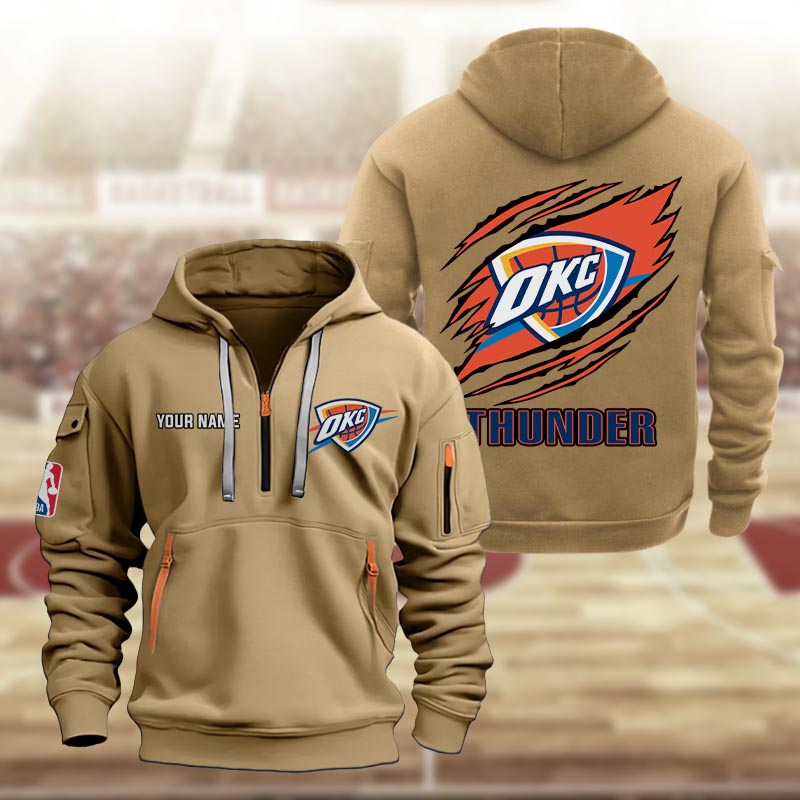 Oklahoma City Thunder Heavy Hoodie - Famjoys Oklahoma City Thunder Heavy Hoodie - Famjoys