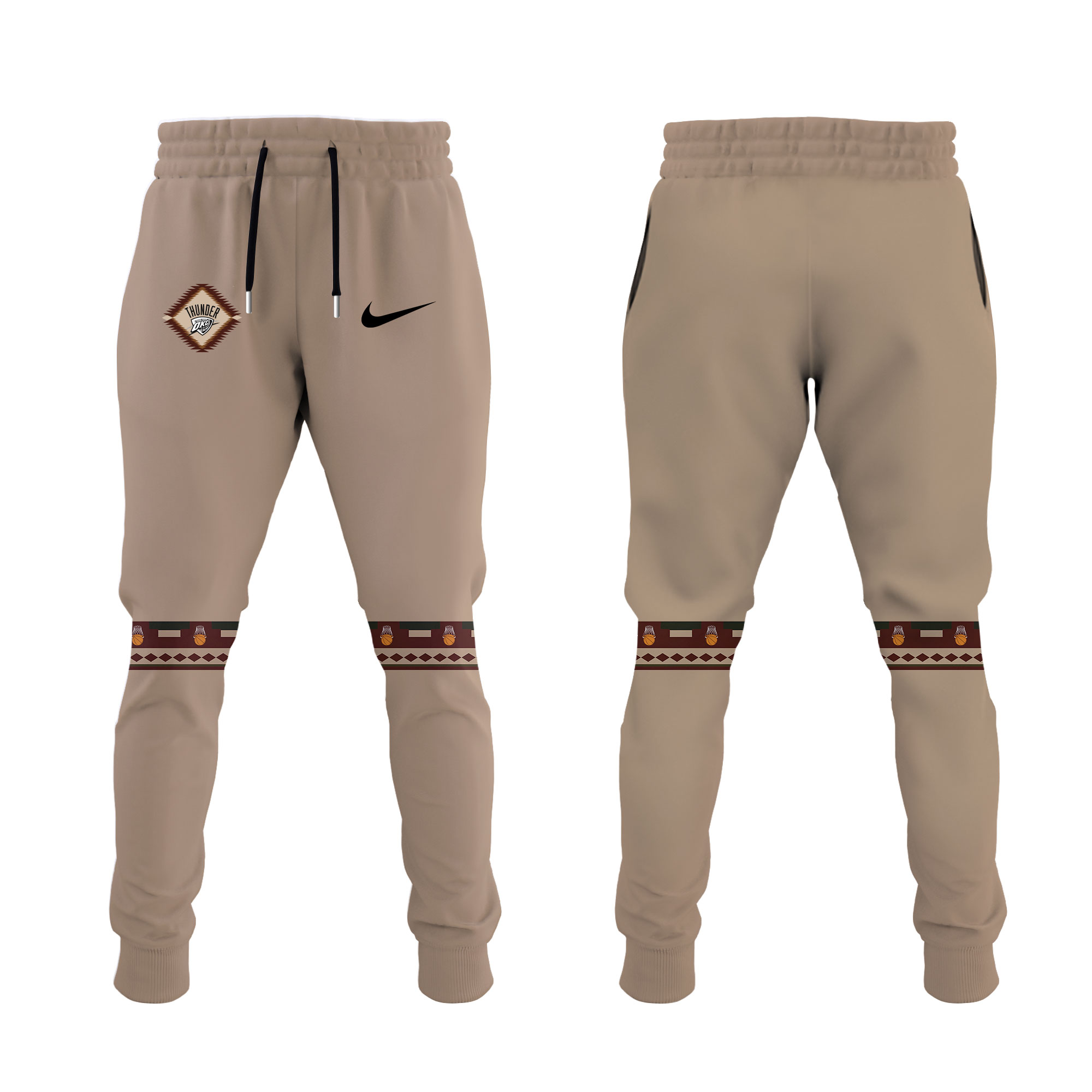 Oklahoma City Thunder Native American Heritage Hoodie Set V2+NT23122418ID10DS10 - Famjoys Oklahoma City Thunder Native American Heritage Hoodie Set V2+NT23122418ID10DS10 - Famjoys