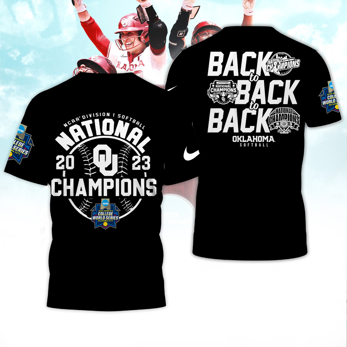 Oklahoma Sooners 2023 Softball College World Series Champions Shirt - Famjoys Oklahoma Sooners 2023 Softball College World Series Champions Shirt - Famjoys