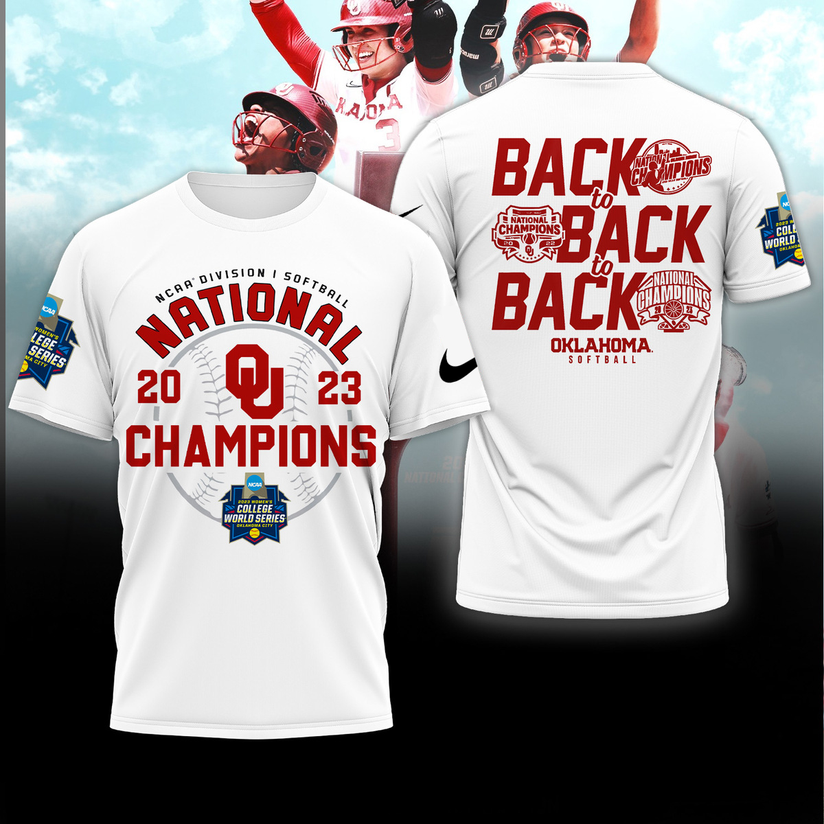 Oklahoma Sooners 2023 Softball College World Series Champions Shirt - Famjoys Oklahoma Sooners 2023 Softball College World Series Champions Shirt - Famjoys