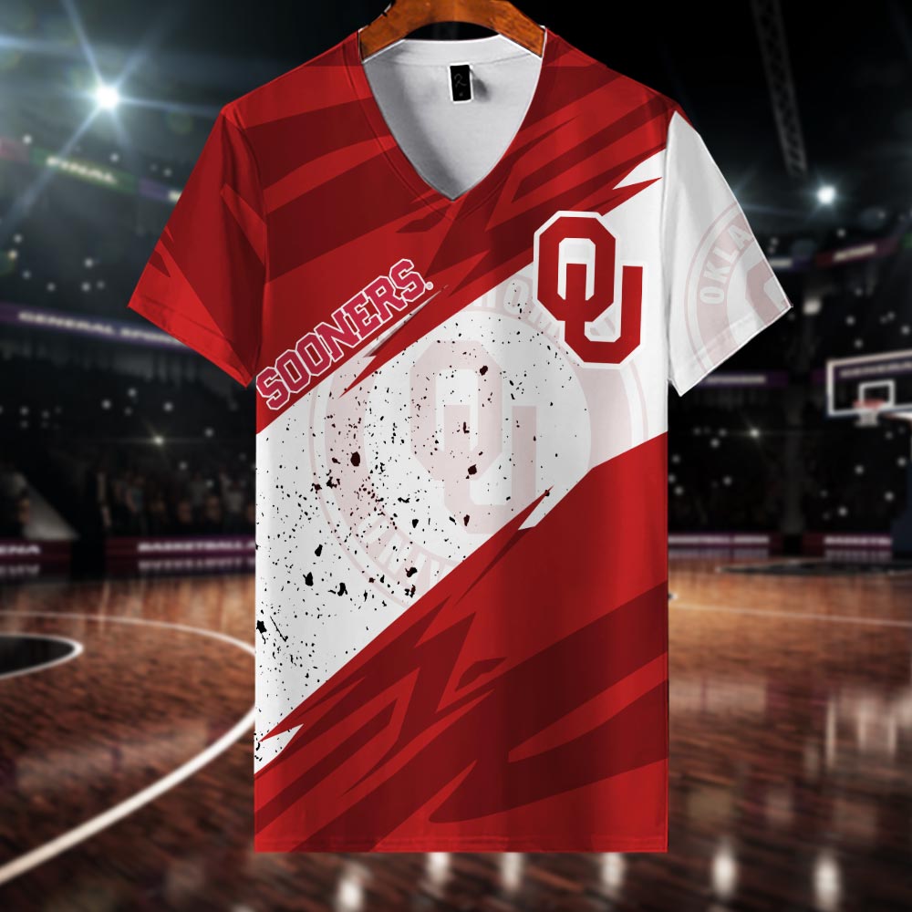 Oklahoma Sooners All Over Print Apparel - Famjoys Oklahoma Sooners All Over Print Apparel - Famjoys