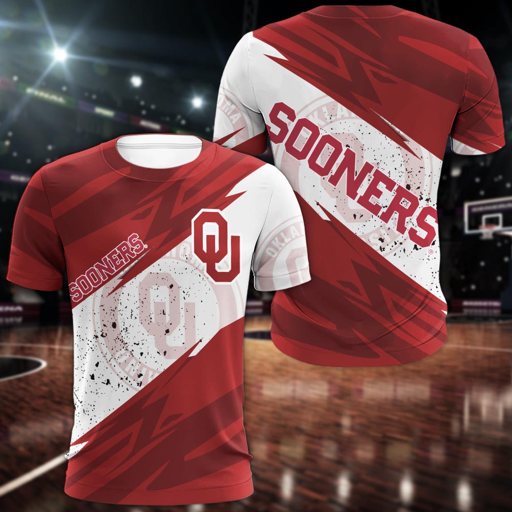 Oklahoma Sooners All Over Print Apparel - Famjoys Oklahoma Sooners All Over Print Apparel - Famjoys