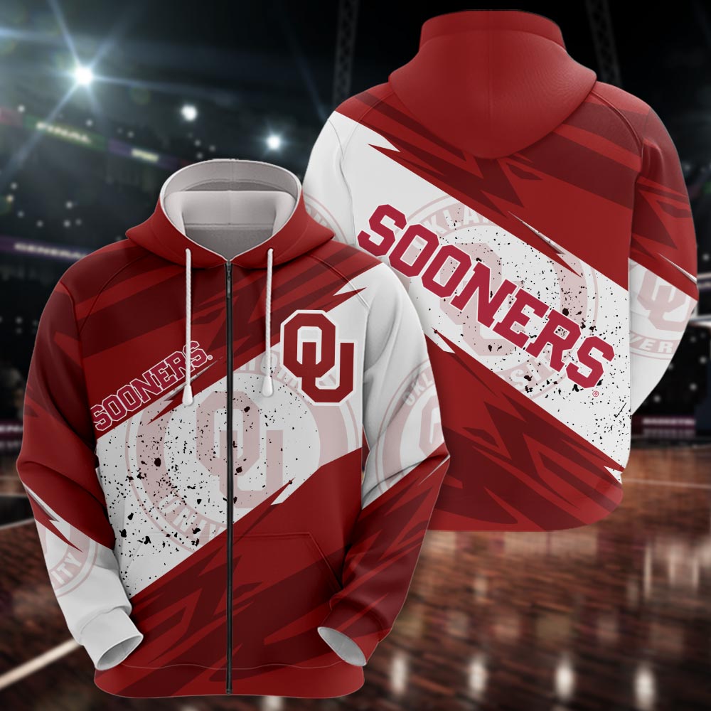 Oklahoma Sooners All Over Print Apparel - Famjoys Oklahoma Sooners All Over Print Apparel - Famjoys