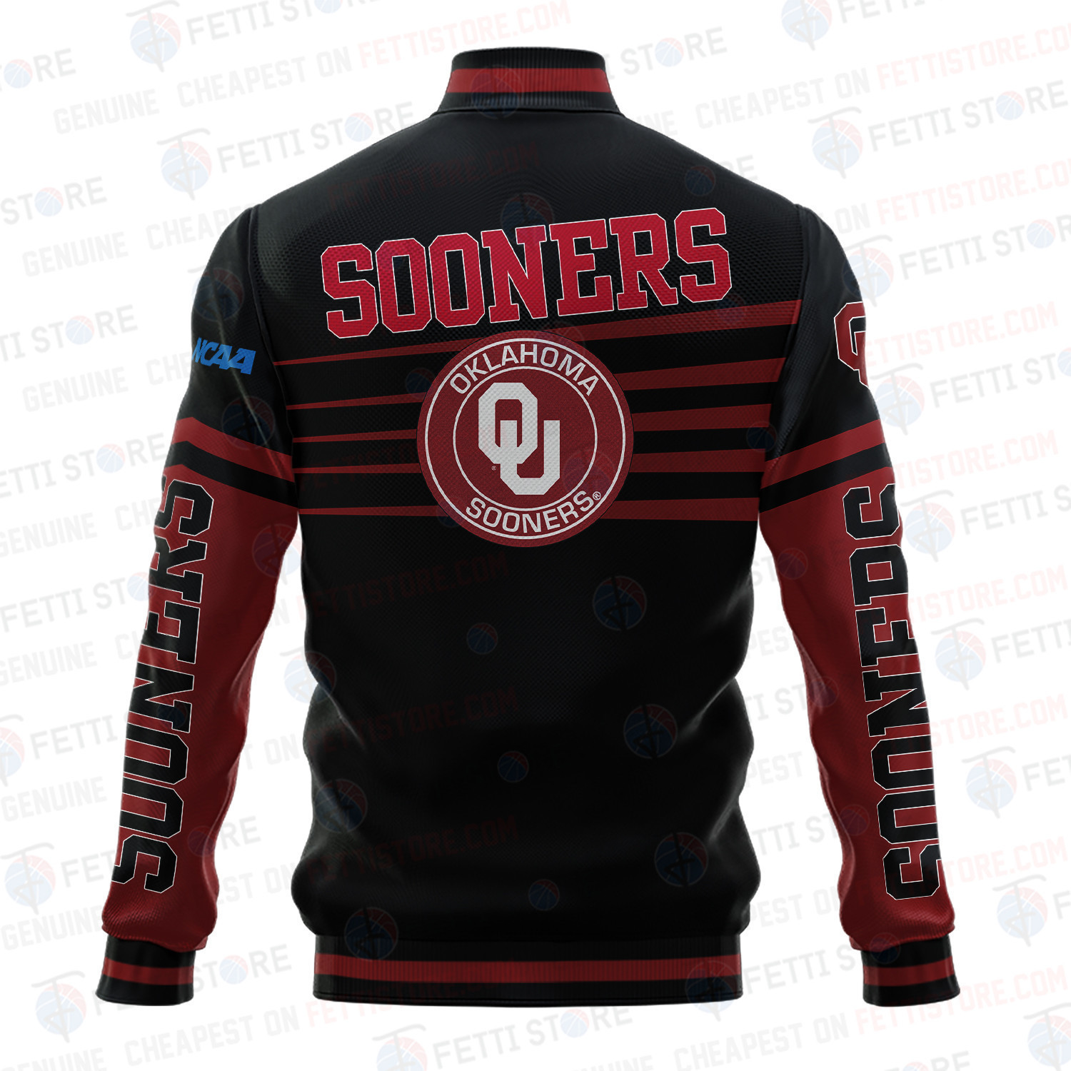 Oklahoma Sooners - AOP Varsity Jacket V1 - Famjoys Oklahoma Sooners - AOP Varsity Jacket V1 - Famjoys