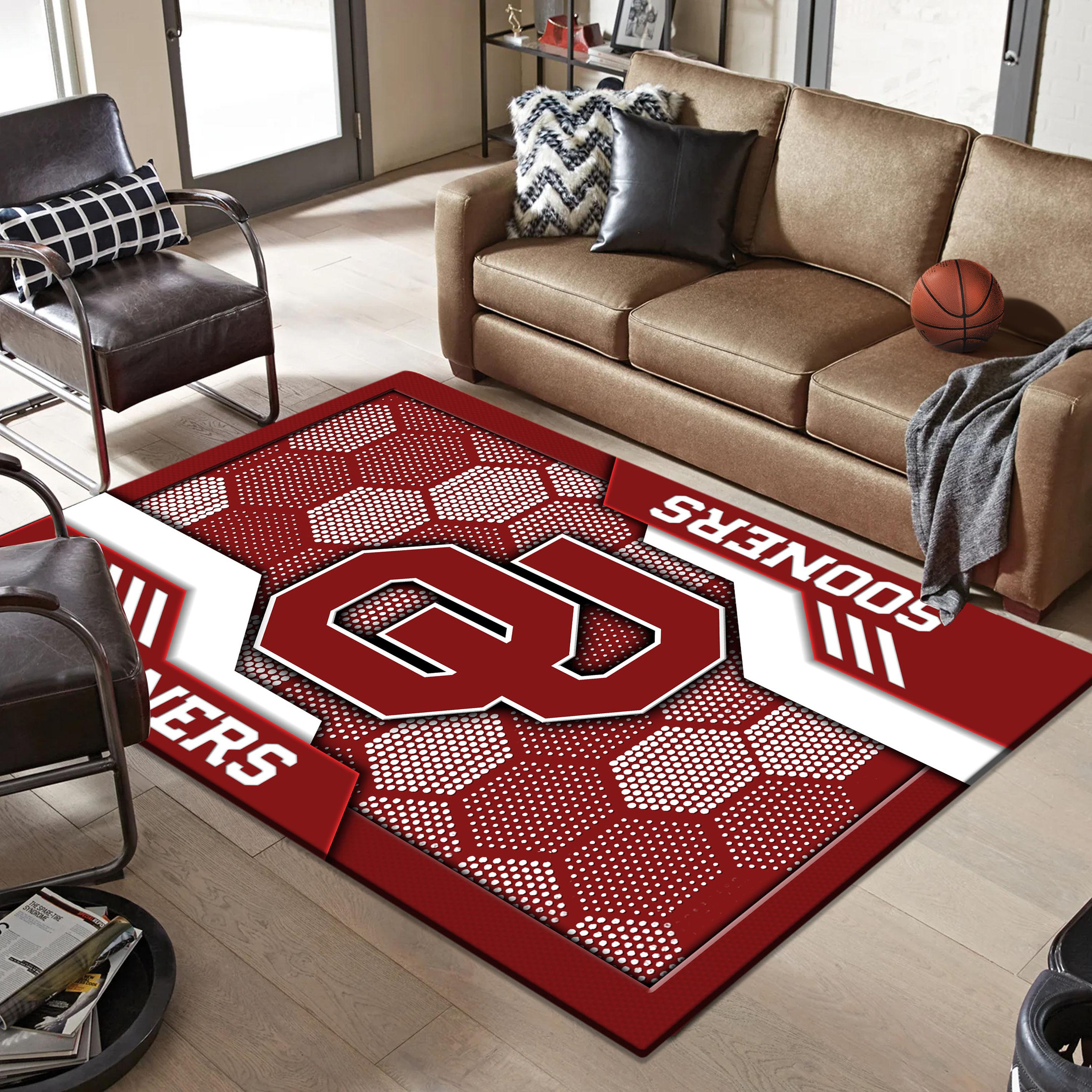 Oklahoma Sooners Area Rugs 3701 - Famjoys Oklahoma Sooners Area Rugs 3701 - Famjoys