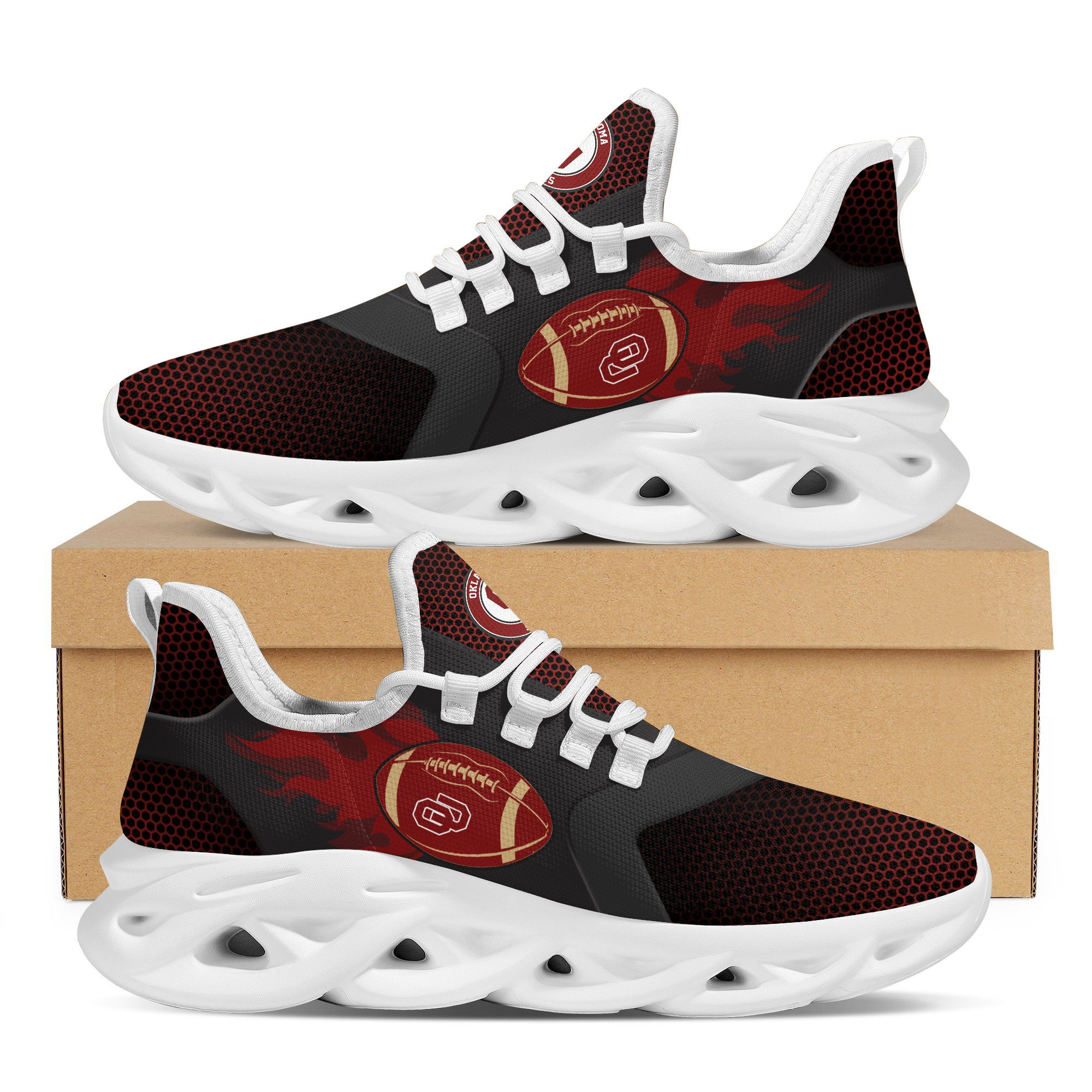 Oklahoma Sooners Fire Ball Max Soul - Famjoys Oklahoma Sooners Fire Ball Max Soul - Famjoys