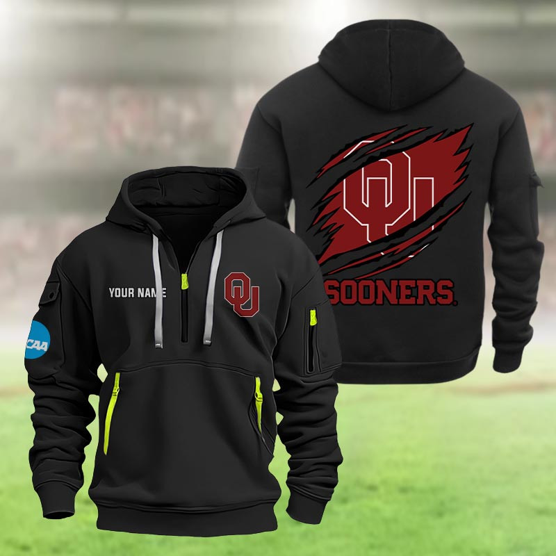 Oklahoma Sooners Heavy Hoodie - Famjoys Oklahoma Sooners Heavy Hoodie - Famjoys