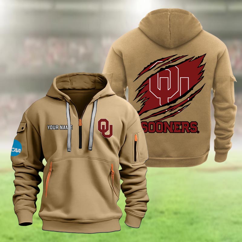 Oklahoma Sooners Heavy Hoodie - Famjoys Oklahoma Sooners Heavy Hoodie - Famjoys