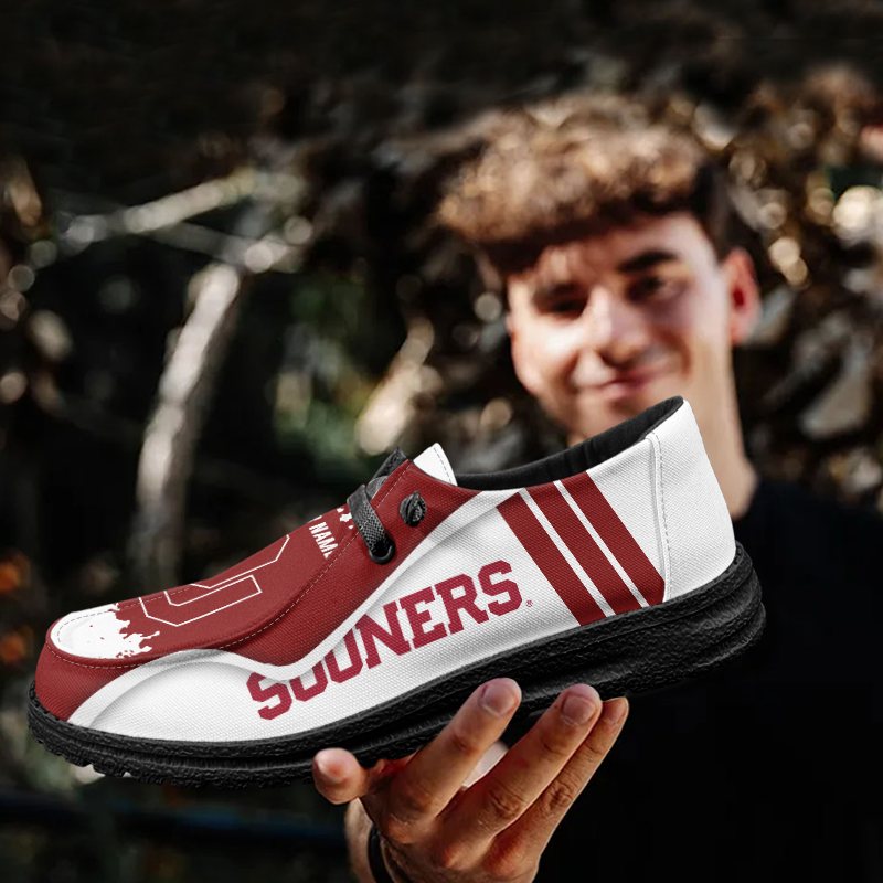 Oklahoma Sooners Hey Dude Slipper - Famjoys Oklahoma Sooners Hey Dude Slipper - Famjoys