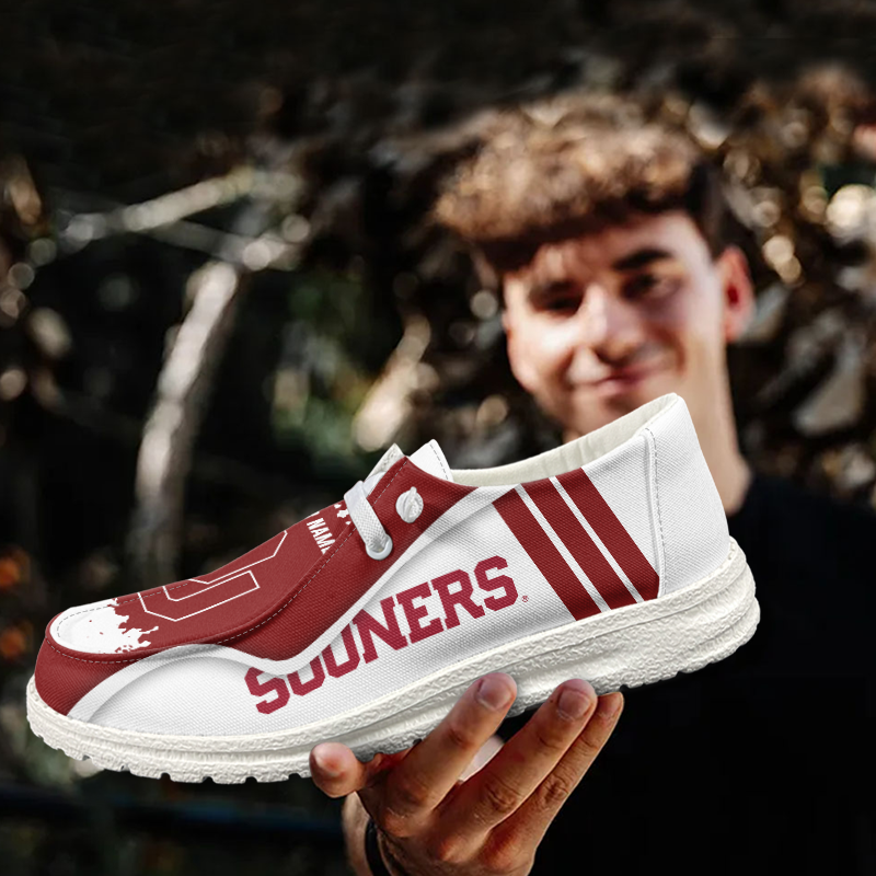Oklahoma Sooners Hey Dude Slipper - Famjoys Oklahoma Sooners Hey Dude Slipper - Famjoys