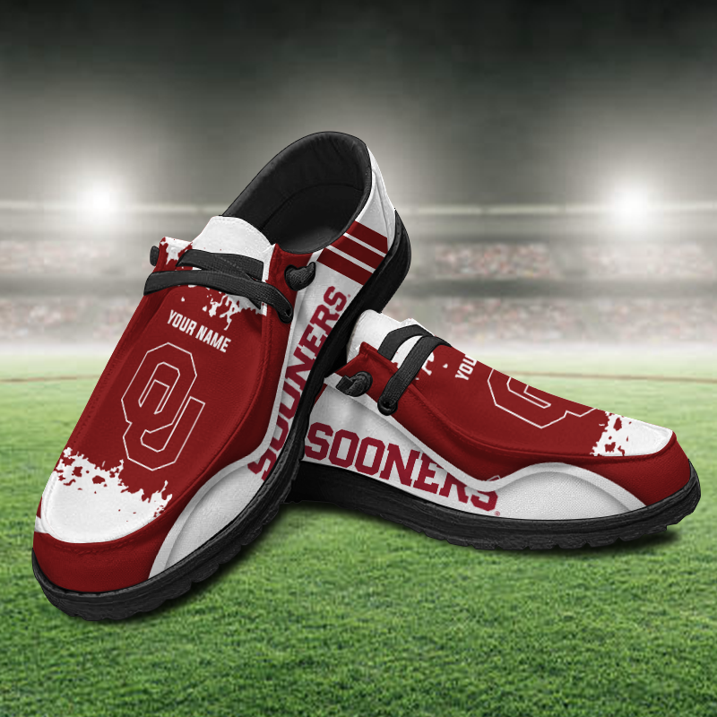 Oklahoma Sooners Hey Dude Slipper - Famjoys Oklahoma Sooners Hey Dude Slipper - Famjoys